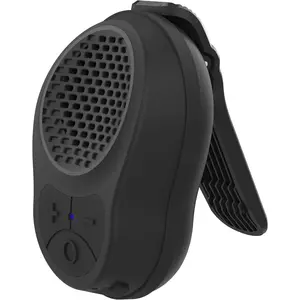 Wearable  Speaker Clip , Mini Portable  Speaker with Mic, IPX5 ,  Day Playtime, Lightweight Small Speaker for Workout Running  Travel (Graphite Black)