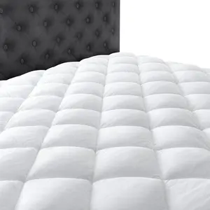 Luxury Quilted Mattress Protector – Soft Microfiber Fitted Bed Cover, Breathable & Waterproof, All Sizes (Twin, Full, Queen, King, Cal King)