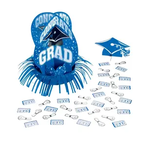 Blue Graduation Party Table Decorating Kit - 23 Pc.