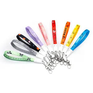 Polyester Lanyard 6 In 1 Charging Cable 60W Fast Charging Type C Cord with Custom Pattern for Trade Show And Promotional Gifts