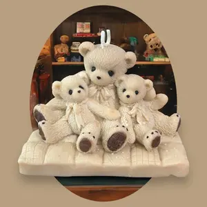 Family Bears 3D, Teddy Bear Candle Favors, Candle lovers, sentimental touch to your home