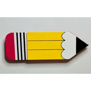 Wooden Large Pencil Magnet for Decoration