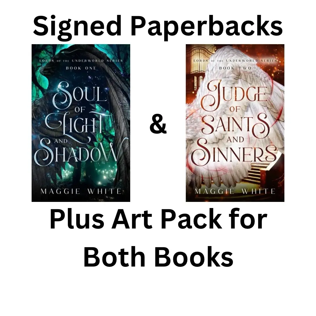 Signed Paperbacks Soul of Light and Shadow and  Judge of Saints and Sinners Plus...