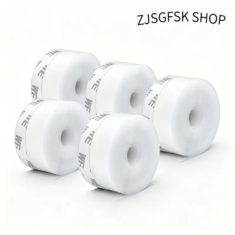 5 PcsS15t Adhesive Weather Stripping Seal Strip, 1.77in Width Draft Stopper, Anti-Draft Insulation Tape for Doors, Windows & Shower Doors