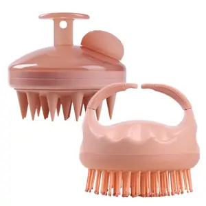 2 Pack Scalp Massager, Soft Silicone Scalp Scrubber Shampoo Brush for Exfoliation, Dandruff Removal Head Massage Stress Relax, Wet & Dry Use for Thick Thin Curly Hair Care Personal Bath Tools