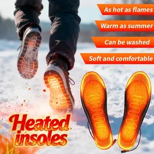 [USB Heated Insoles] USB-Powered Heated Insoles - Cordless Foot Warmers with USB-C Charging, Fast Warm-Up, Compatible with Power Banks, for Indoor/Outdoor Use, Winter Foot Heater, Without Battery, Heated Socks, Heated Socks For Men, Heated Socks For Women