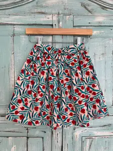 Cate skirt in pomegranate
