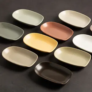 Japanese-Style Ceramic Spoon Rest & Holder - Multi-Slot Utensil Organizer with Dish, Durable Heat-Resistant Trivet-like Plate, Dining, Coffee Bar, Kitchenware Tableware - Vintage Japanese Wave/Floral Design - Chopstick-Friendly Plate