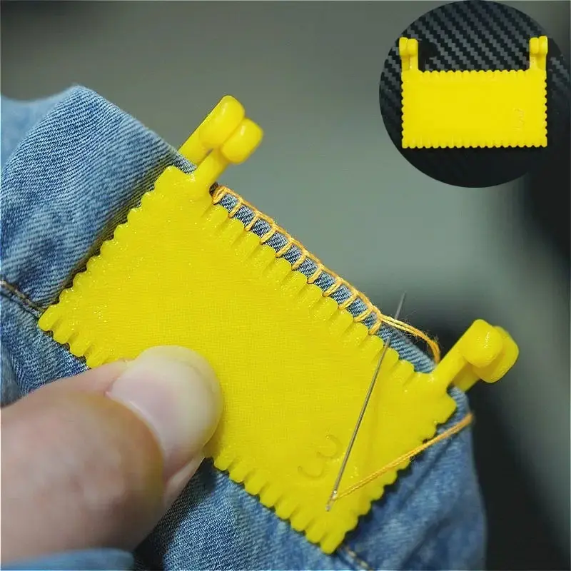 2-Piece Sewing Clips Tool Set, Sewing Supplies Crafts, Durable Plastic Lock Edge Design, Removable & Easy-To-Use, Ideal for Beginners & Seniors, Sewing Tools