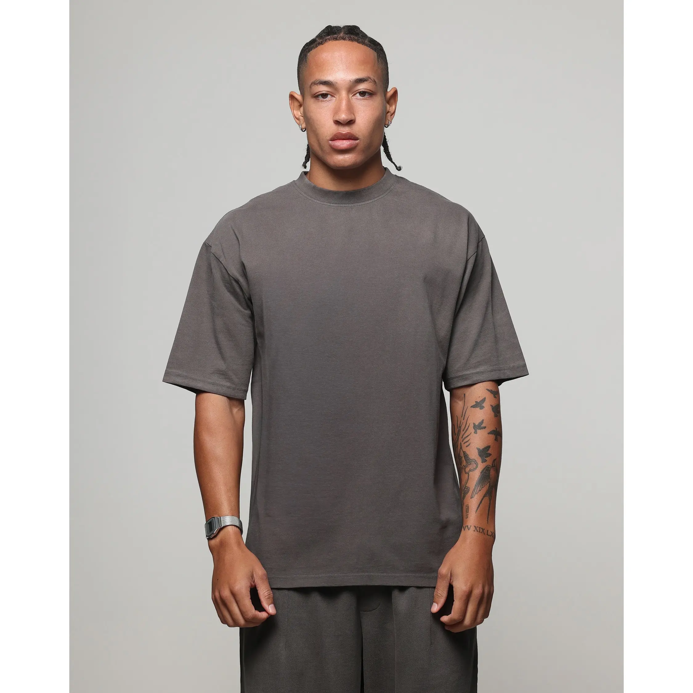 American Thrift Short Sleeve T-Shirt Washed Charcoal