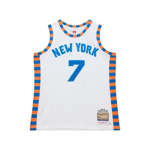 Carmelo Anthony New York Knicks 2015-16 White Authentic Jersey