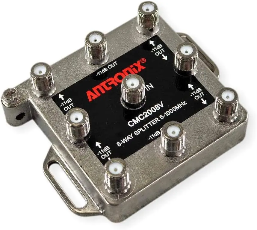 ANTRONIX CMC2008V 8 WAY OUTPUT CABLE TV & OTA SPLITTER 5 - 1002MHZ