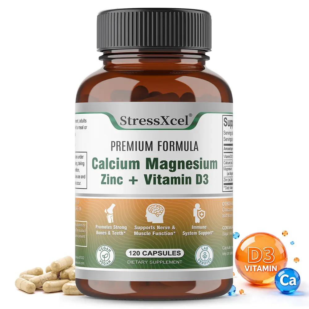 Calcium Health Supplement, Supports Bone Health and Muscle Health, 120 Capsules