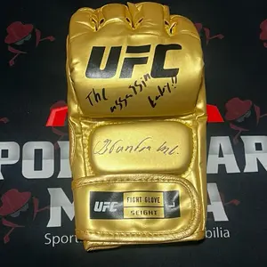 Brandon Moreno Autographed & Inscribed Gold Glove UFC