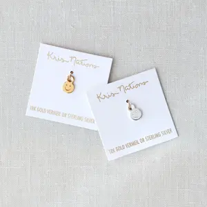 Happy Face Hoop Earring Charm