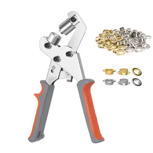 Grommet Tool Kit,  3/8 inch 500 count Eyelets and Grommets, Tarp Grommet Kits for Canvas, Banners
