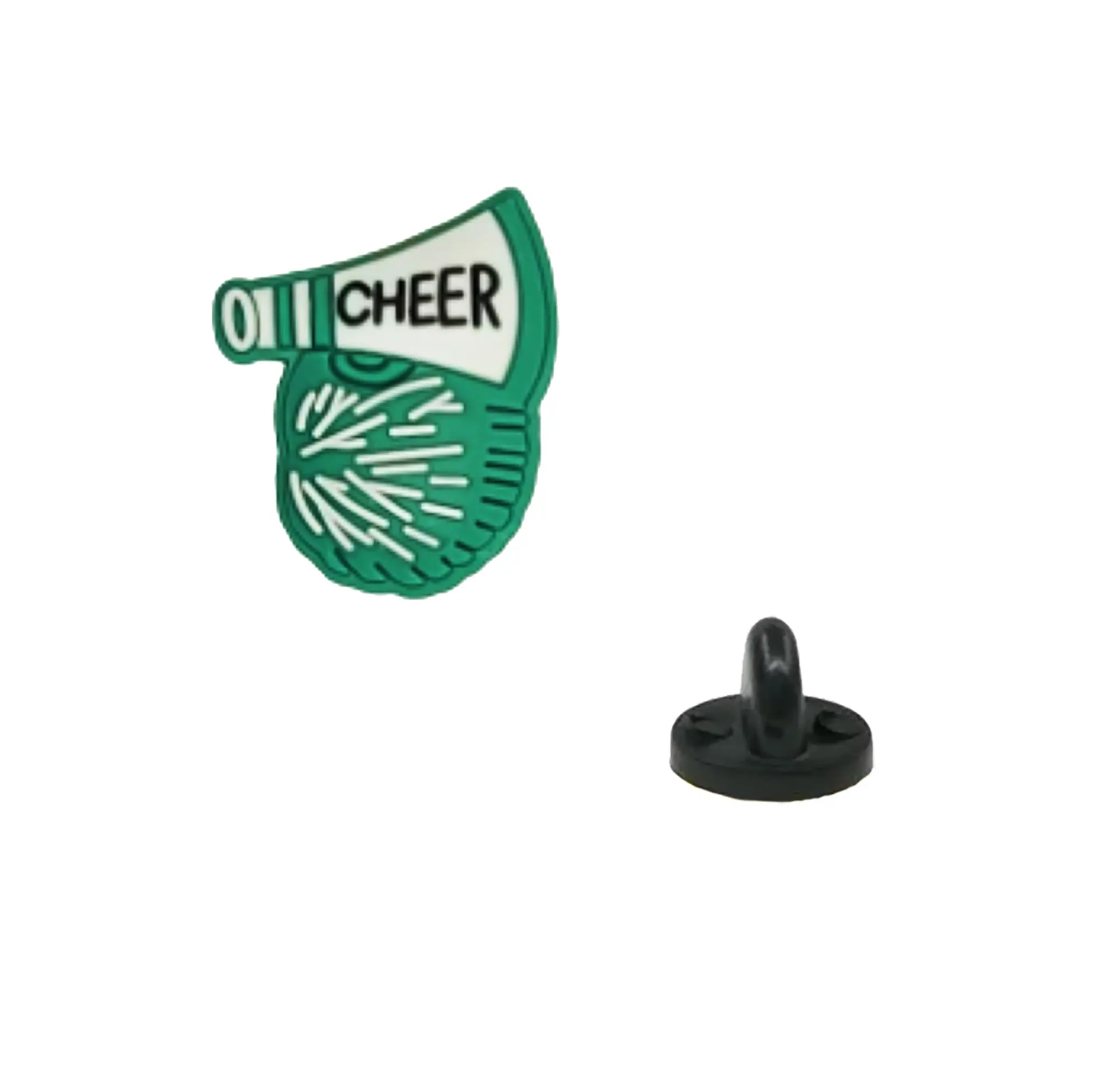 Cheerleader Green Apparel Pin Badge Pin Lapel Pin Yazzle Dazzle