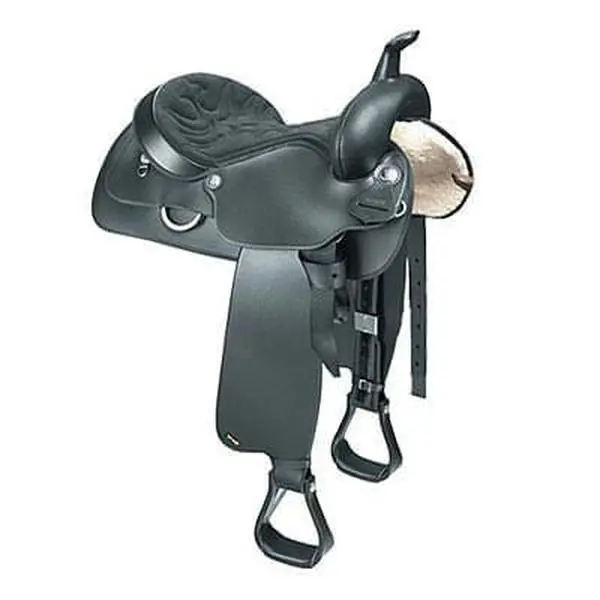 Wintec Western All Rounder Saddle - Semi QH Bars, Lightweight Equestrian Tack for Outdoor Leisure Sports