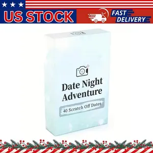 Date Night Adventure - 40 Scratch Off Dates for Boyfriend & Girlfriend - Creating Memorable Moments - Couples Game Gift from China