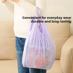 Magic stretch bag with pleats and bubble wrap, multi-functional elastic shopping bag, machine washable, suitable for travel shopping, daily errands, and grocery shopping.