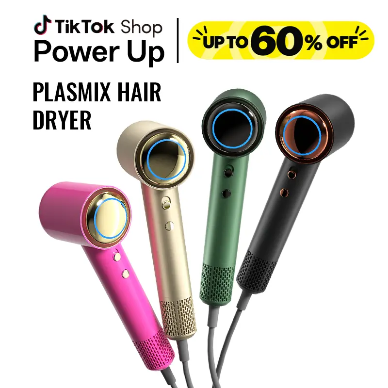 Tideway Plasmix H11 High-Speed Ionic Hair Dryer - Lightweight Heat Styling Device with Negative Ions for Blowout Hair, Smooth, Shiny, Frizz-Free Women's Everyday Styling & Quick Hairstyle Solutions (techvibes)