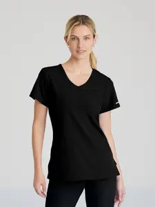 Barco Reliance Women's 3-Pocket STRETCH Mock Wrap Scrub Top