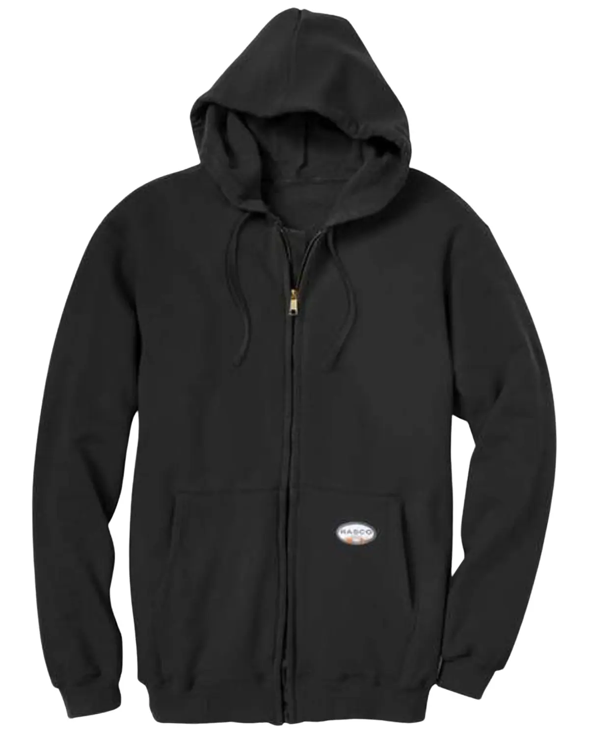 Rasco Men's Men'S Fr Zip-Front Hooded Work Jacket - Fr2002bk