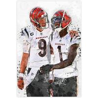 Joe Burrow Ja'Marr Chase Poster