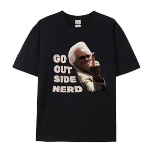Baby Billy Go Outside Nerd T-Shirt – Funny & Flamboyant Character Shirt for True Fans Black Classic