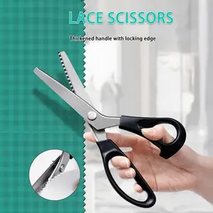 1pcs Professional Tailor Scissors Lace Scissors Stainless Steel Heavy Duty Sewing Cloth Scissors Leather Cutting Industrial Sharp Scissors Home Office Artist Student Tailor Tailor Sewing Supplies Crafts