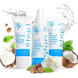 3-Step Keratin Hair Treatment Straightening & Frizz Therapy for Hair (120ml)