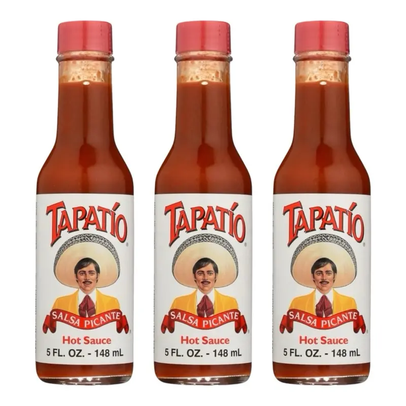 Tapatio Hot Sauce 5 Ounce, Salsa Picante, 3 PACK, 5 oz each bottle