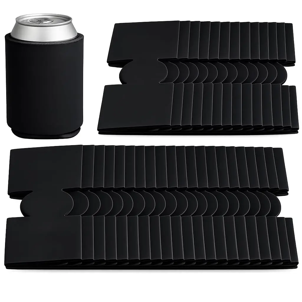 TahoeBay Unsewn Foam Can Cooler Blanks, Standard 12 oz, 25-Pack
