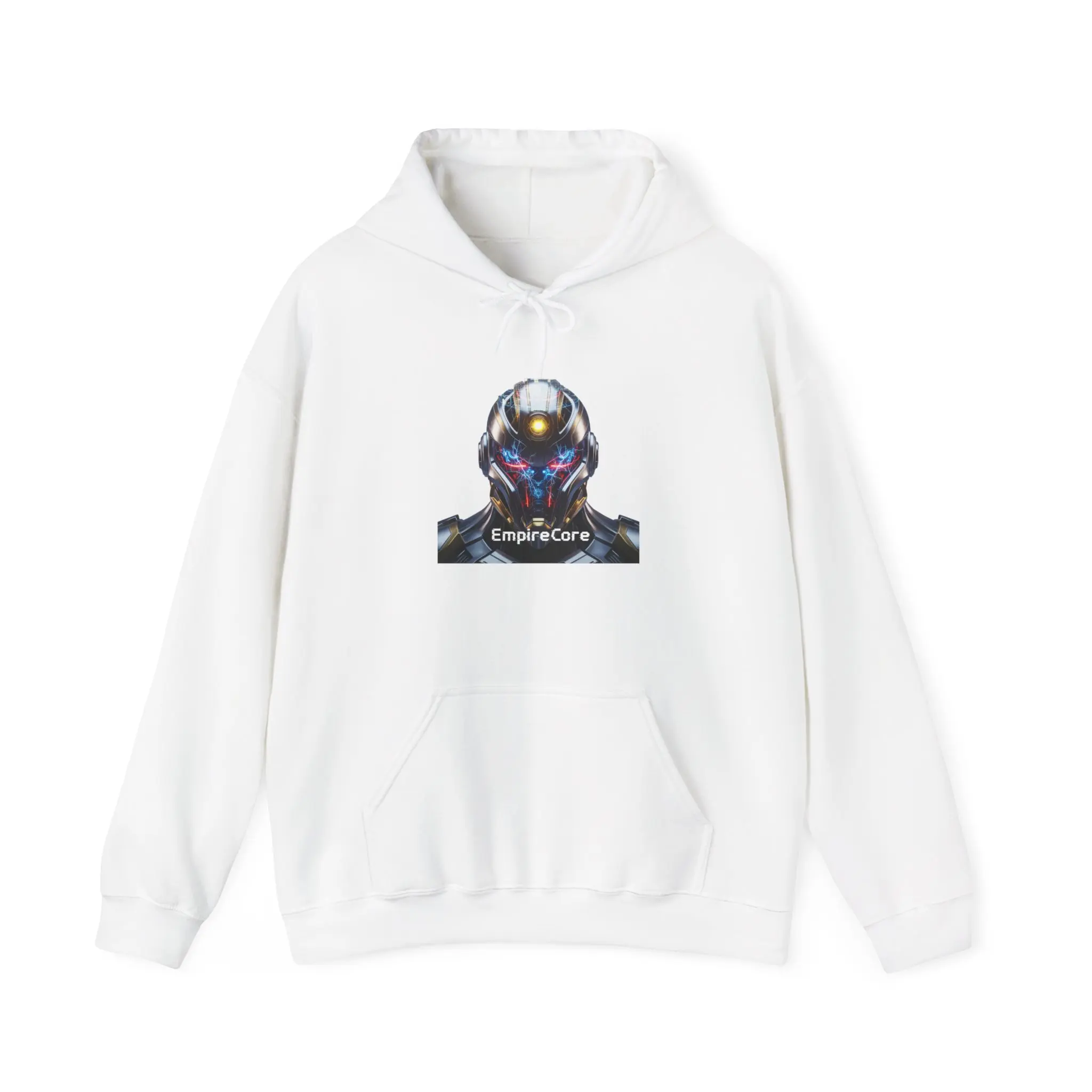 EmpireCore Robot Armor Helmet Hoodie | Sci-Fi Cybernetic Visor Design