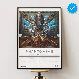 Ghost Poster | Phantomime Poster | Album Poster Prints | Wall Decor Posters | Album Cover | Metal Music Poster
