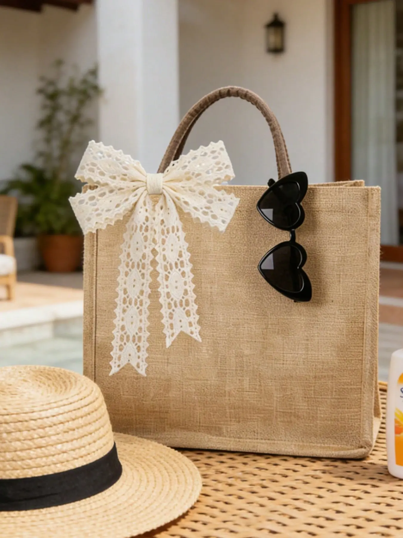 Women's Travel Storage Bag Set, Boho Style Handbag & Fashion Eyewear, Wedding Party Gifts, Personalized Bridal Bridesmaid Gift Bags