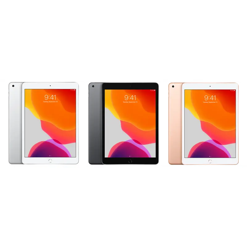 Premium Refurbished WiFi-Only 7th-Gen 10.2" Retina Display Aluminum Enclosure Tablet (Model A2197) - Chip, Siri, Charger, LCD, Batteries, 32GB/128GB, All Colors, 1-Yr Cover, High-Quality Screen, Rear Camera, Bluetooth, Audio Device