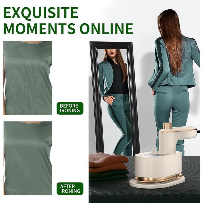 Black Friday Travel Garment Steamer Mini Portable Iron with Steam Function Fast Heating Smooth Finish for Travel