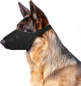 Pets Dog Muzzle for Large Dogs 50lbs (L) Soft Mesh Nylon Quick Fit Dog Muzzle - Large Breed Dog Grooming Supplies - Large Dog Muzzle for Biting