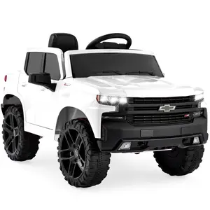 Best Choice Products 12V 2.5 MPH Licensed Chevrolet Silverado Ride On Truck Car Toy w/ Parent Remote Control