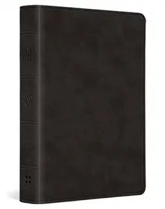 ESV Value Large Print Compact Bible, Red Letter (Trutone, Black) -- Esv Bibles, Leather / Fine Binding