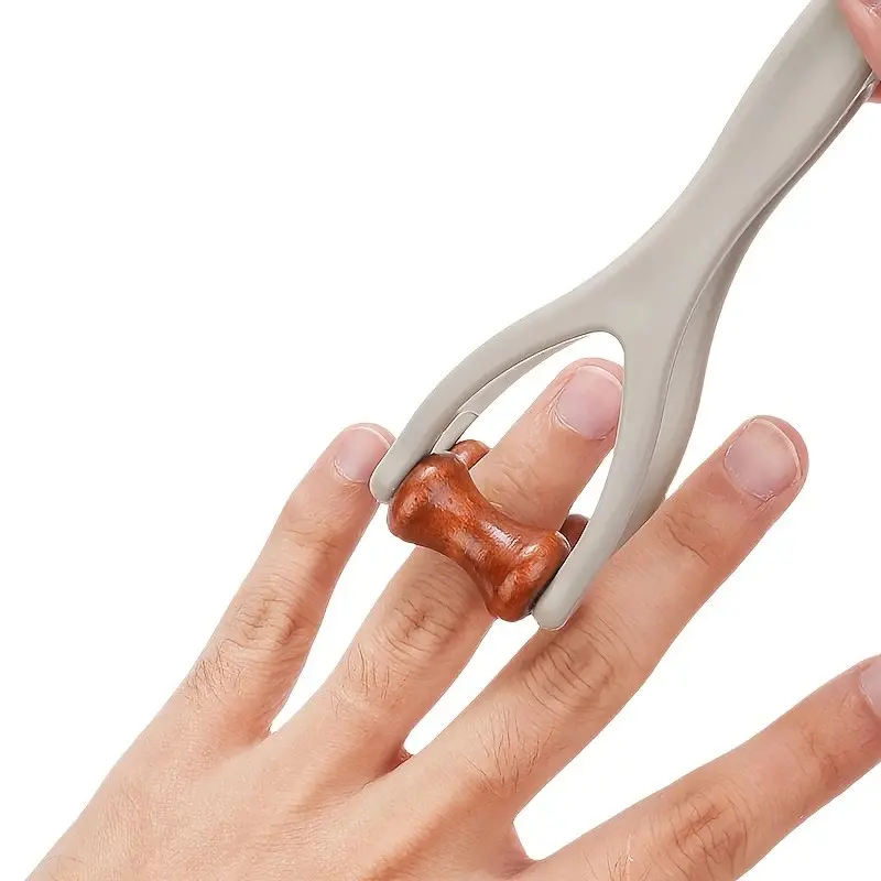 Acupuncture Therapy Finger Massager, Hand Massage Tool for Carpal Tunnel Syndrome, Dual-Sided Roller for Trigger Thumb Relief, Stress Relief, Body Care, Lightweight, Gentle, Handheld Body Roller