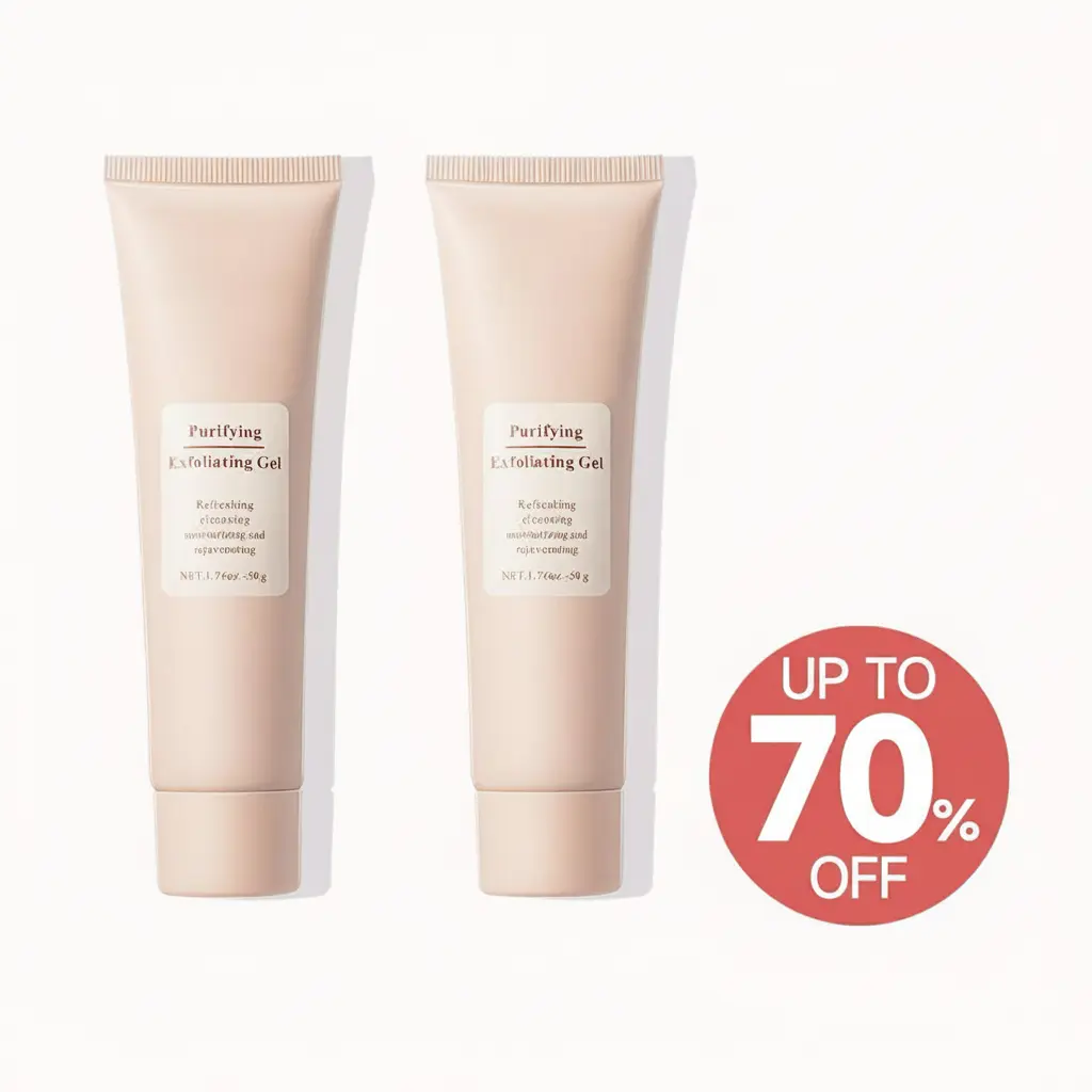 Facial Exfoliating Gel - Suitable for all skin types, brightening, exfoliating, moisturizing, chemical exfoliant - A