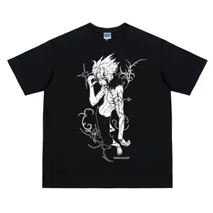 Dandadan "Supersonic Boy" Vintage Oversized Tee Anime T-shirt 100% Cotton Original Design Men's Top Streetwear Casual Menswear Tshirt