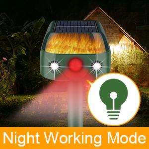 2026 Upgraded Solar-Powered Animal Repeller with Soundwave technology Flame Light & Motion Sensor - 360° Infrared Sensing, 5 Modes, Dog & Wildlife Deterrent for Birds, Skunks, Rabbits, Squirrels, Deer, Soundwave technology Solar Animal Repellent 2026 Upgraded Solar-Powered Animal Repeller with Soundwave technology Flame Light & Motion Sensor - 360° Infrared Sensing, 5 Modes, Dog & Wildlife Deterrent for Birds, Skunks, Rabbits, Squirrels, Deer, Soundwave technology Solar Animal Repellent