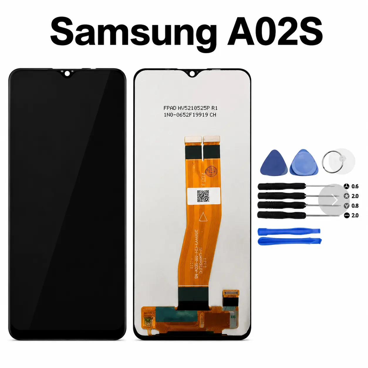 For Samsung Galaxy A02S Incell LCD Display Touch Screen Frame Assembly