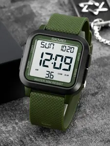 Skmei Street Simple Sport Watch, Modern Waterproof Watch, 50m Waterproof, Dual Time Zone Function, Lightweight Digital Wristwatch, Daily Wear, All Seasons