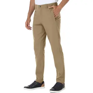 Golf Pants Men Stretch Classic Fit Dress Casual Work Hiking Tapered Waterproof Pants with Pockets