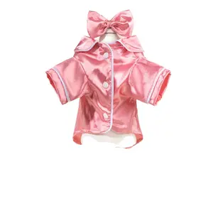 Spring and Summer Breathable Embroidered Dog Pajamas Acrylic Fibers Modern Design