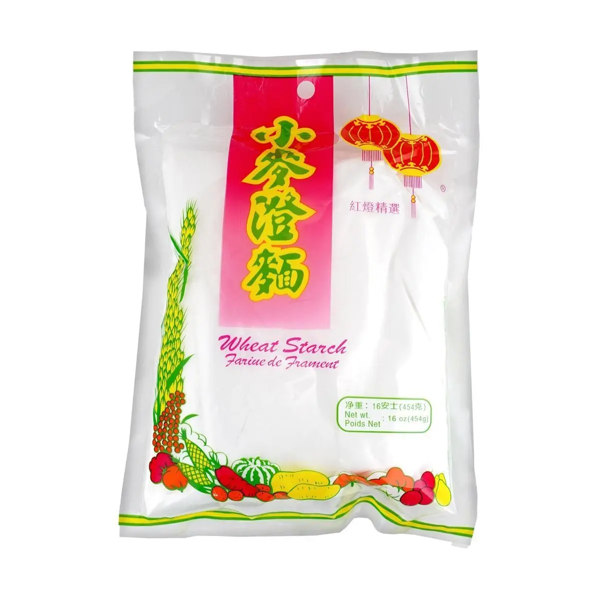 HongDeng Wheat Starch Flour 454g - Premium Ingredient for Traditional Dim Sum & Baking HongDeng Wheat Starch Flour 454g - Premium Ingredient for Traditional Dim Sum & Baking